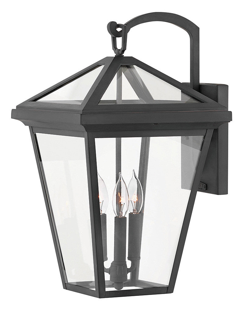 Hinkley Lighting Alford Place Large Wall Mount Lantern Museum Black 2565MB