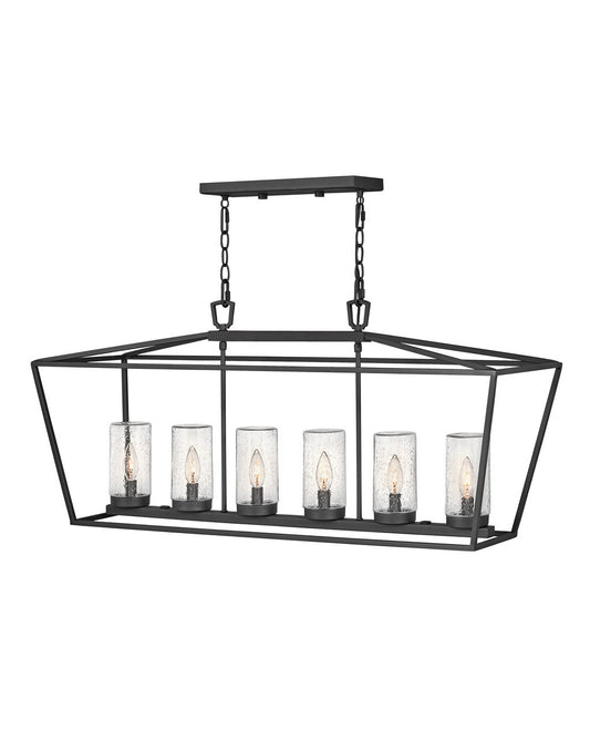 Hinkley Lighting Alford Place Six Light Linear Museum Black 2569MB