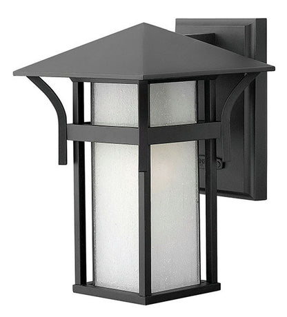 Hinkley Lighting Harbor Small Wall Mount Lantern Satin Black Integrated LED Bulb(s) 2570SK-LED