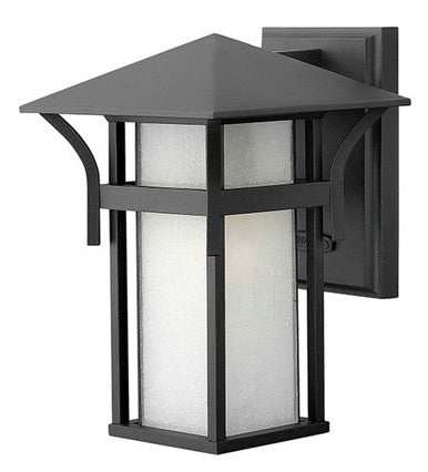 Hinkley Lighting Harbor Small Wall Mount Lantern Satin Black 2570SK