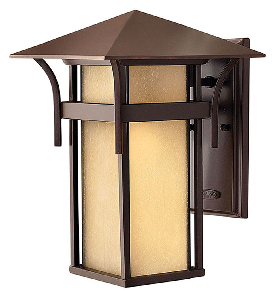 Hinkley Lighting Harbor Medium Wall Mount Lantern Anchor Bronze Integrated LED Bulb(s) 2574AR-LED