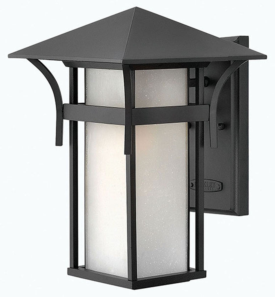 Hinkley Lighting Harbor Medium Wall Mount Lantern Satin Black 2574SK