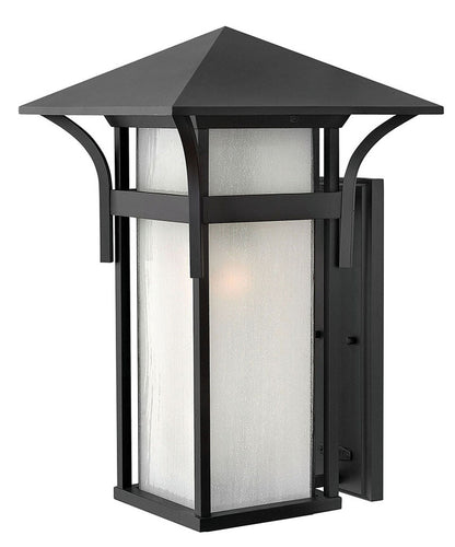 Hinkley Lighting Harbor Extra Large Wall Mount Lantern Satin Black Integrated LED Bulb(s) 2579SK-LED