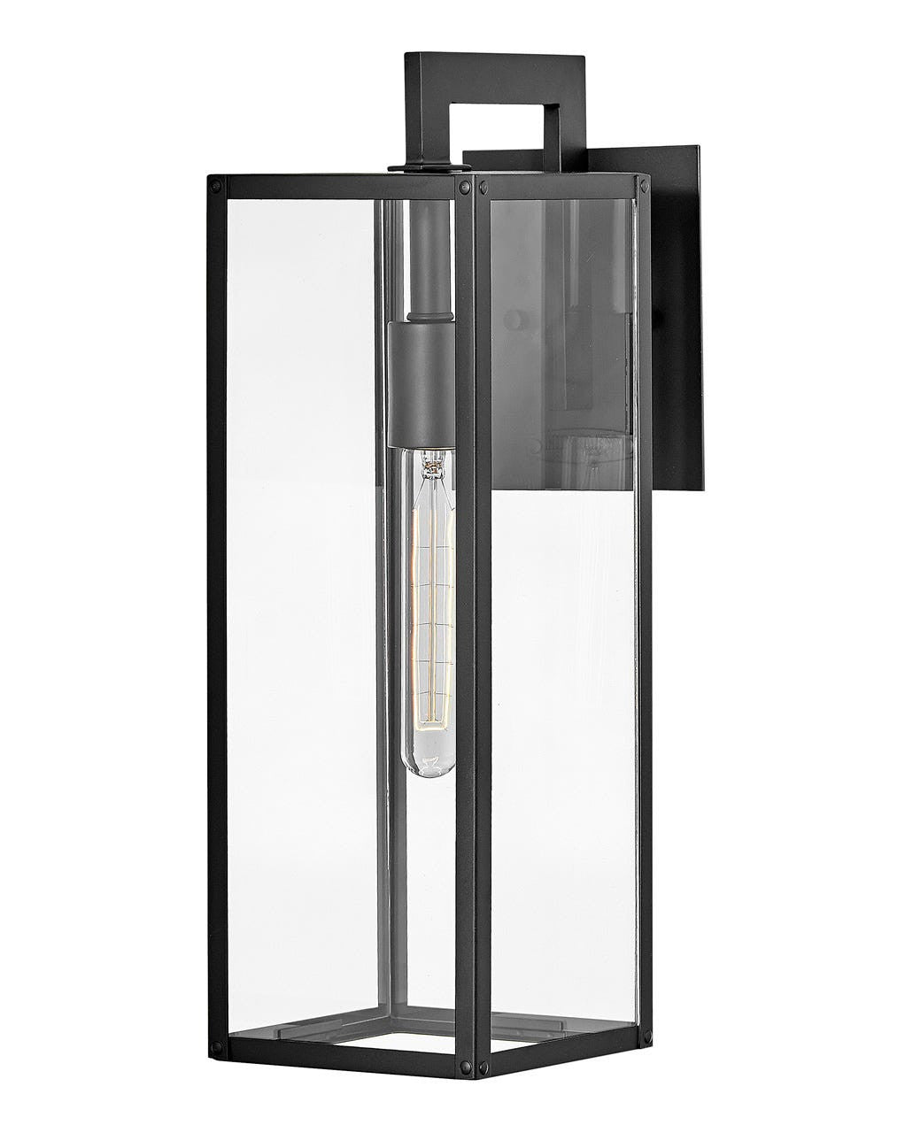 Hinkley Lighting Max Medium Wall Mount Lantern Black 2594BK