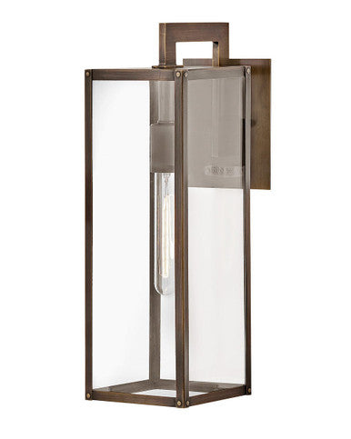 Hinkley Lighting Max Medium Wall Mount Lantern Burnished Bronze 2594BU