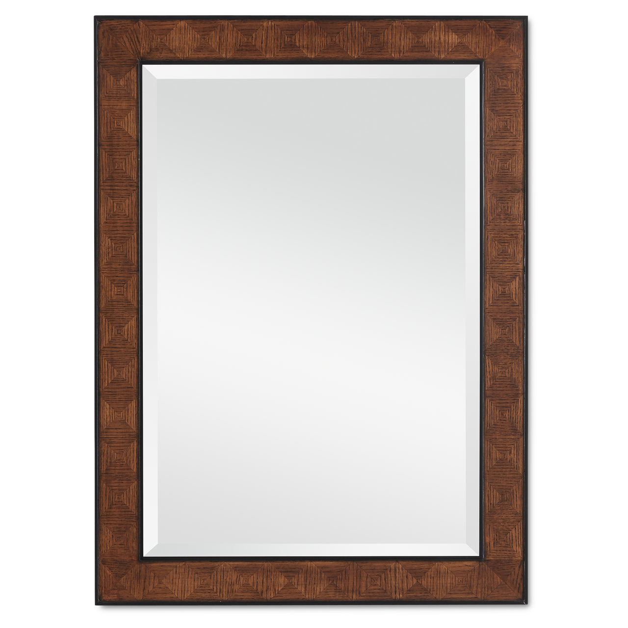 Currey & Co. 30" Dorian Rectangular Wall Mirror 1000-0143