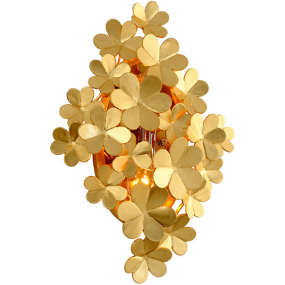 Corbett Lighting Gigi Wall Sconce in Gold Leaf 260-14