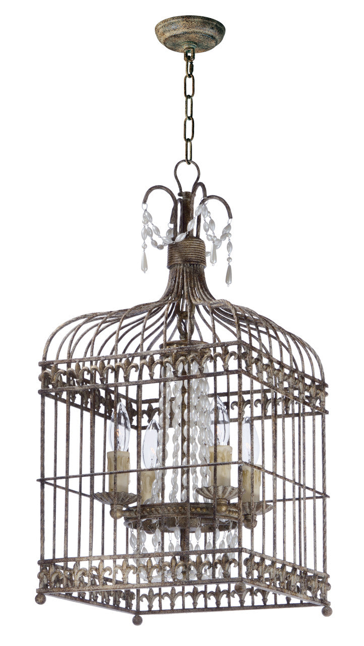 Maxim Gisele 4-Light Pendant in Antique Terra 26003ATR