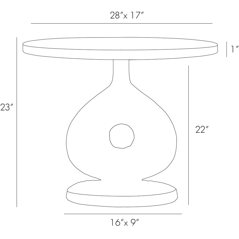 Arteriors Home Seth End Table 2602