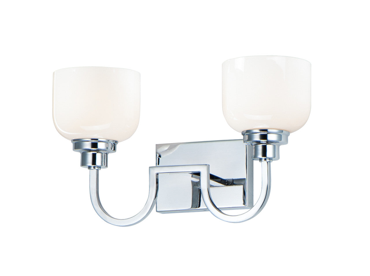 Maxim Swale 2-Light Bath Vanity in Polished Chrome 26062WTPC