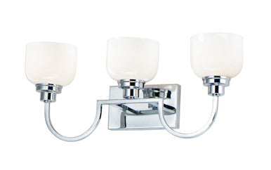 Maxim Swale 3-Light Bath Vanity in Polished Chrome 26063WTPC