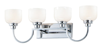 Maxim Swale 4-Light Bath Vanity in Polished Chrome 26064WTPC