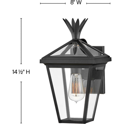 Hinkley Lighting Palma Small Wall Mount Lantern Black 26090BK