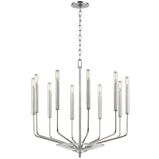 Hudson Valley Lighting Gideon Chandelier in Polished Nickel 2610-PN