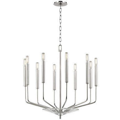 Hudson Valley Lighting Gideon Chandelier in Polished Nickel 2610-PN