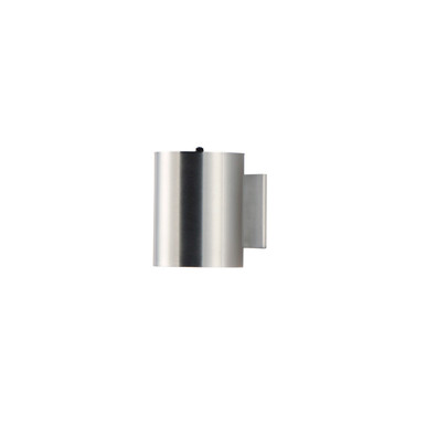 Maxim Outpost 1-Light 7.25"H OD Wall Sconce w/ Photocell in Brushed Aluminum 26101AL/PHC