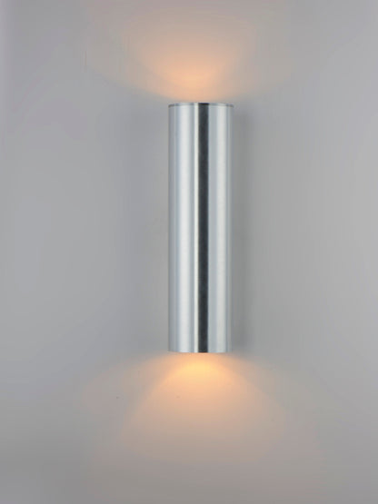 Maxim Outpost 2-Light 22"H Outdoor Wall Sconce in Brushed Aluminum 26105AL