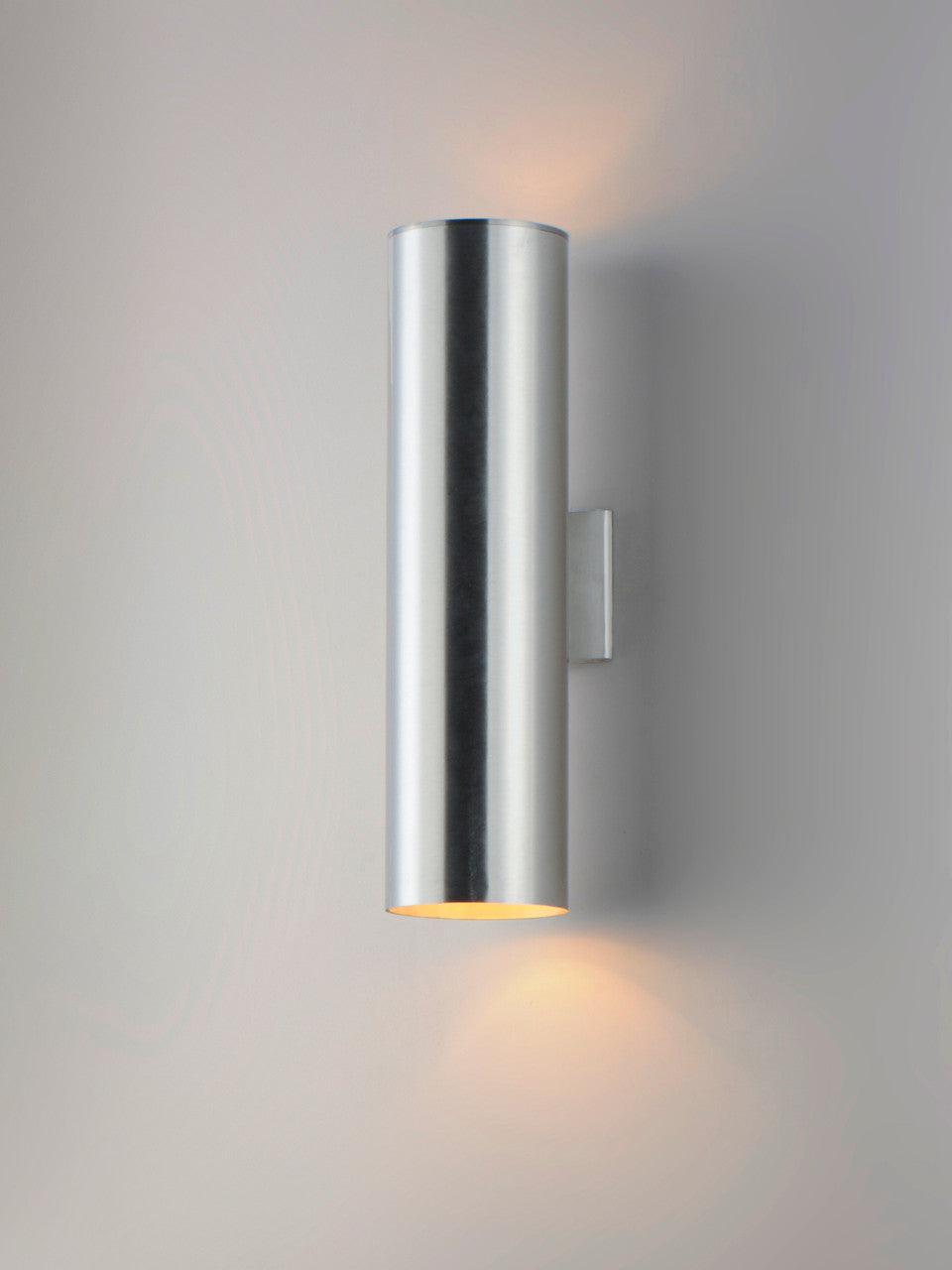 Maxim Outpost 2-Light 22"H Outdoor Wall Sconce in Brushed Aluminum 26105AL