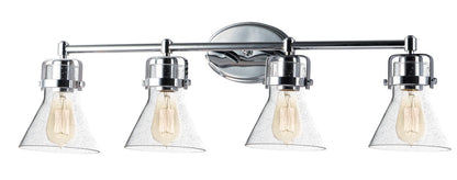 Maxim Seafarer 4-Light Bath Vanity With Bulbs in Polished Chrome 26114CDPC/BUI