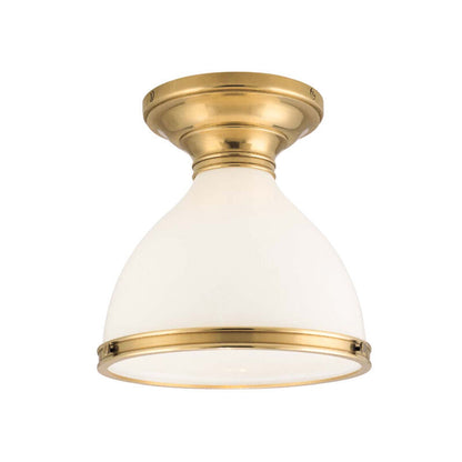 Hudson Valley Lighting Randolph Semi Flush in Aged Brass 2612-AGB