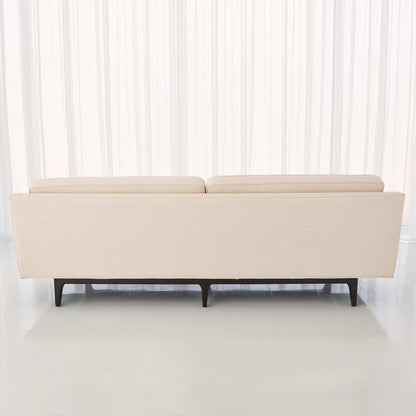 Global Views Crescent Sofa-Avada Ivory 2613