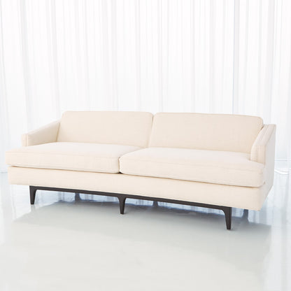 Global Views Crescent Sofa-Avada Ivory 2613