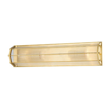 Hudson Valley Lighting Wembley Wall Sconce in Aged Brass 2624-AGB