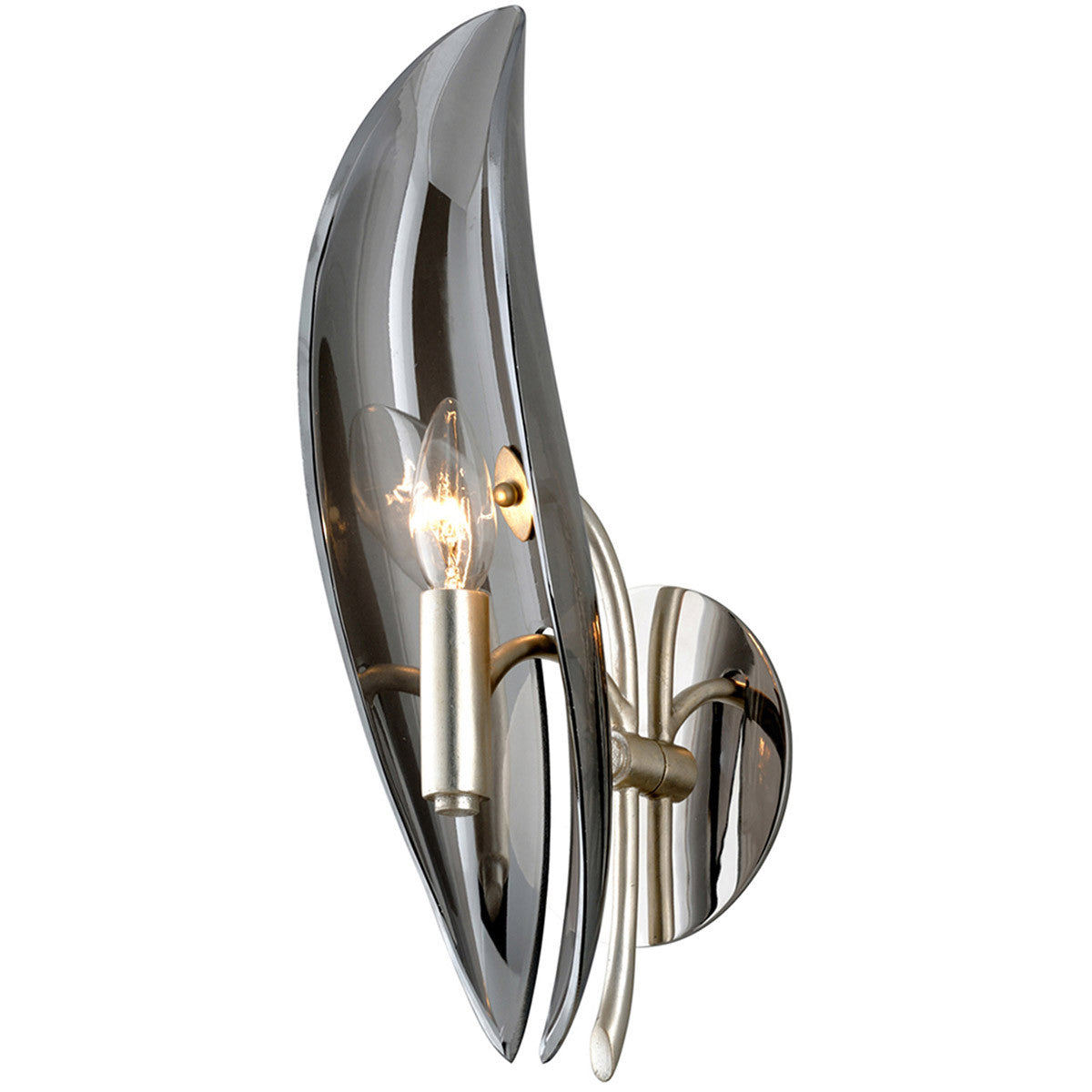 Corbett Lighting Sofia Wall Sconce in Silver Leaf 266-11