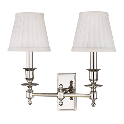 Hudson Valley Lighting Ludlow Wall Sconce in Satin Nickel 6802-SN