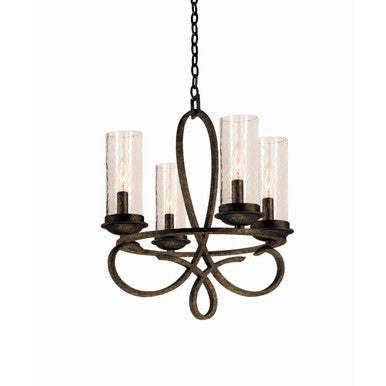 Kalco Grayson 4 Light Chandelier 2671HB/1100