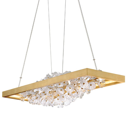 Corbett Lighting Jasmine Linear in Gold Leaf 268-51-GL