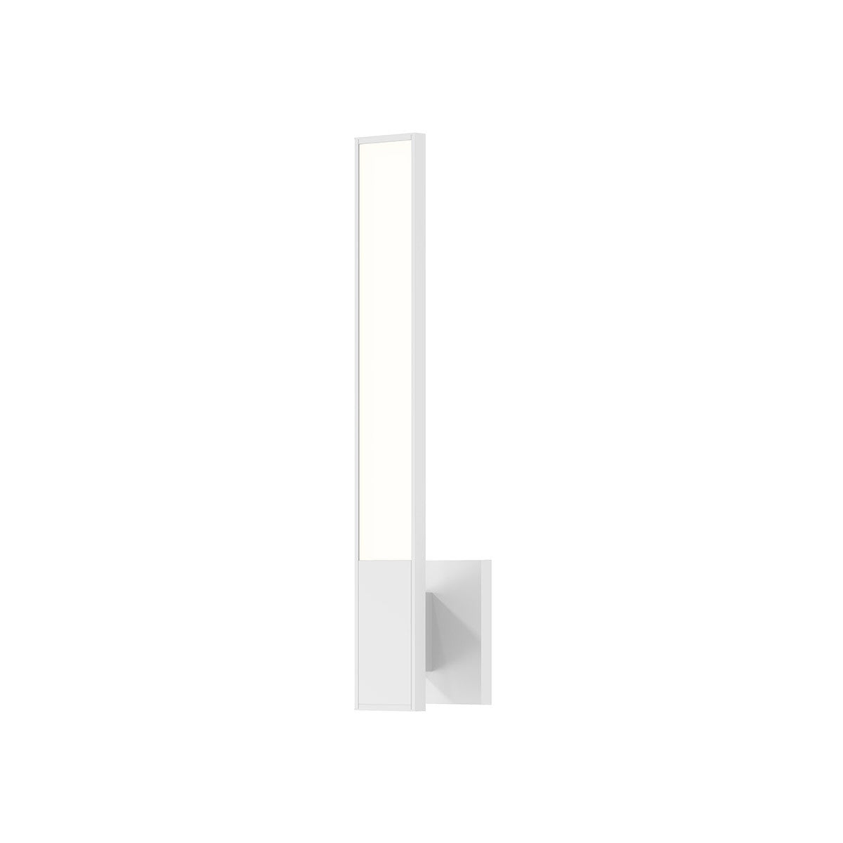 Sonneman Lighting Planes LED Sconce in Satin White 2680.03