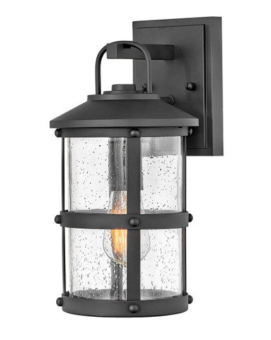 Hinkley Lighting Lakehouse Small Wall Mount Lantern Black LED Bulb(s) Included 2680BK-LL