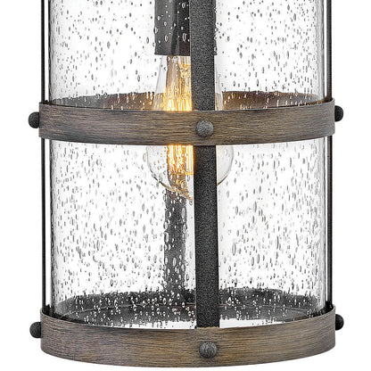 Hinkley Lighting Lakehouse Medium Wall Mount Lantern Aged Zinc 2684DZ