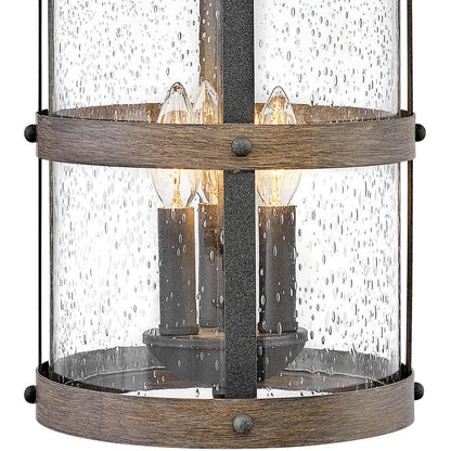 Hinkley Lighting Lakehouse Large Wall Mount Lantern Aged Zinc 2685DZ