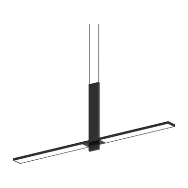 Sonneman Lighting Planes™ Intersecting LED Pendant in Satin Black 2686.25