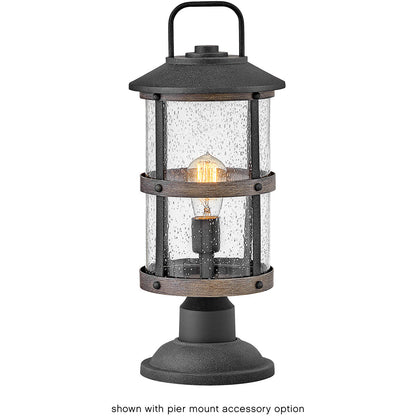 Hinkley Lighting Lakehouse Medium Post Top or Pier Mount Lantern Aged Zinc LED Bulb(s) Included 2687DZ-LL