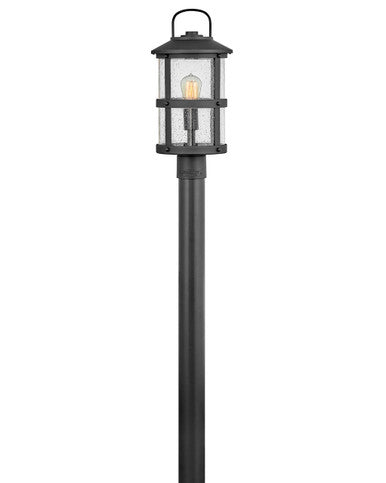 Hinkley Lighting Lakehouse Medium Post Top or Pier Mount Lantern Black LED Bulb(s) Included 2687BK-LL