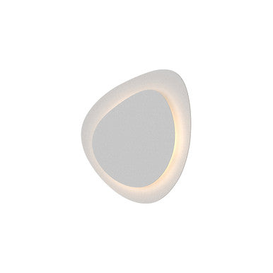 Sonneman Lighting Abstract Panels Small 2-Plate LED Sconce in Textured White 2690.98