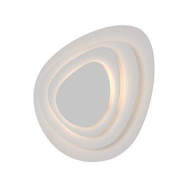 Sonneman Lighting Abstract Panels 4-Plate LED Sconce in Textured White 2694.98