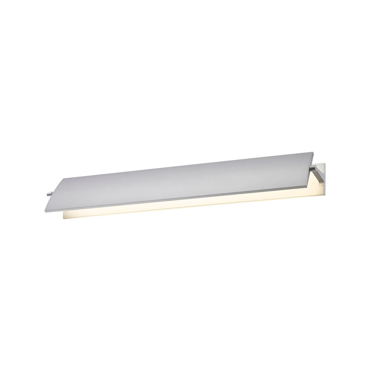 Sonneman Lighting Aileron 24" LED Sconce in Bright Satin Aluminum 2702.16