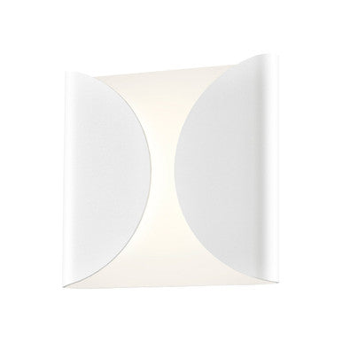 Sonneman Lighting Folds LED Sconce in Textured White 2710.98-WL