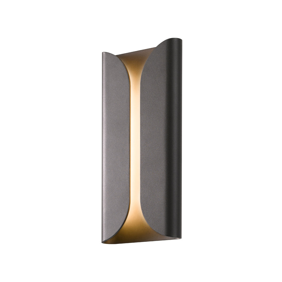 Sonneman Lighting Folds Tall LED Sconce in Textured Bronze 2711.72-WL