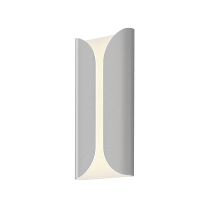 Sonneman Lighting Folds Tall LED Sconce in Textured Gray 2711.74-WL