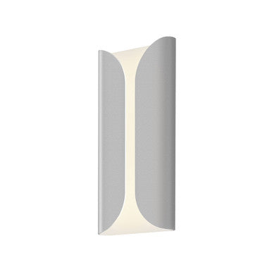 Sonneman Lighting Folds Tall LED Sconce in Textured Gray 2711.74-WL