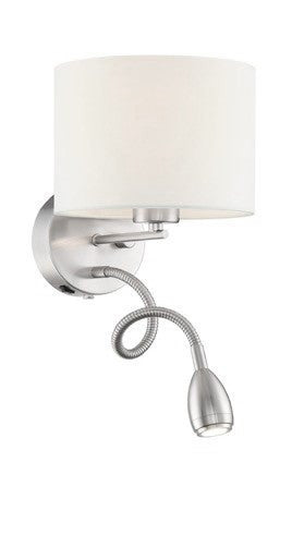 Arnsberg Grannus Wall Sconce with LED side Light  in White 271170201