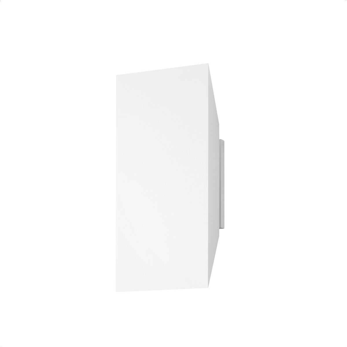 Sonneman Lighting Chamfer LED Sconce in Textured White 2716.98-WL