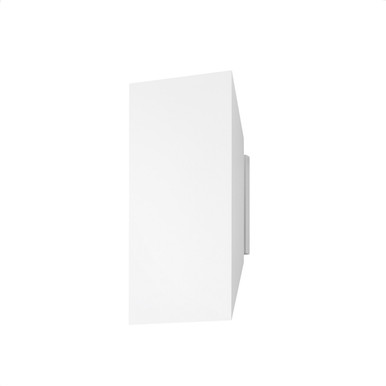 Sonneman Lighting Chamfer LED Sconce in Textured White 2716.98-WL