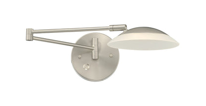 Arnsberg Meran Turbo Wall Sconce in Satin Nickel 272310107