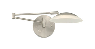 Arnsberg Meran Turbo Wall Sconce in Satin Nickel 272310107